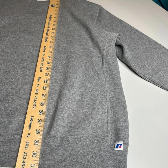 Vintage Russell Athletic Gray Crewneck Sweatshirt XXL – Classic Fit, Cotton - Picture 5 of 8